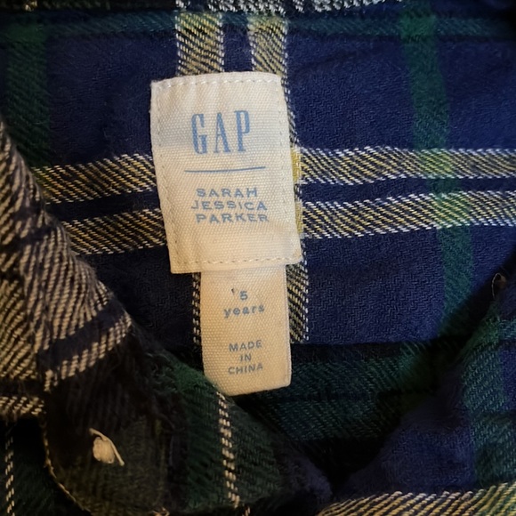 Gap Kids Sarah Jessica Parker collection boys flannel size 5years - Picture 3 of 4